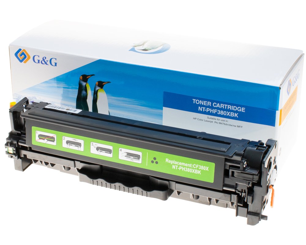 G&G XL-Toner ersetzt HP 312X/ CF380X Schwarz