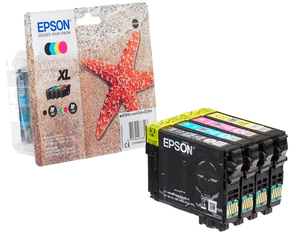 Epson 603XL Original Seestern Druckerpatronen Multipack