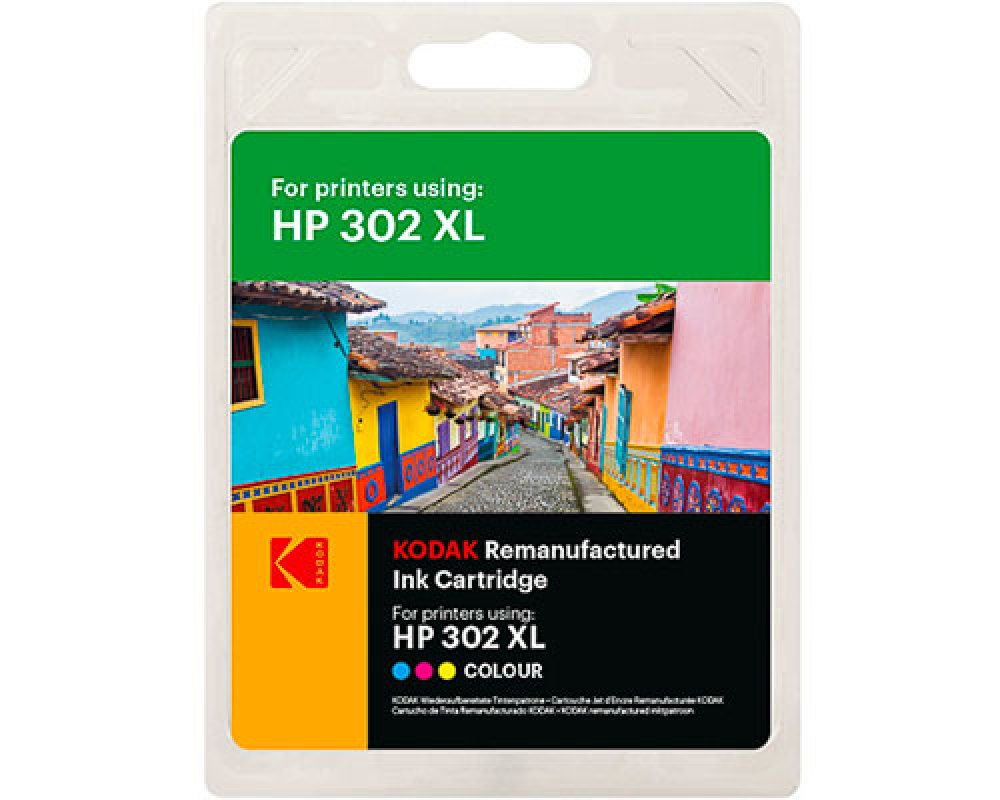 Kodak XL-Druckerpatrone ersetzt HP 302XL color