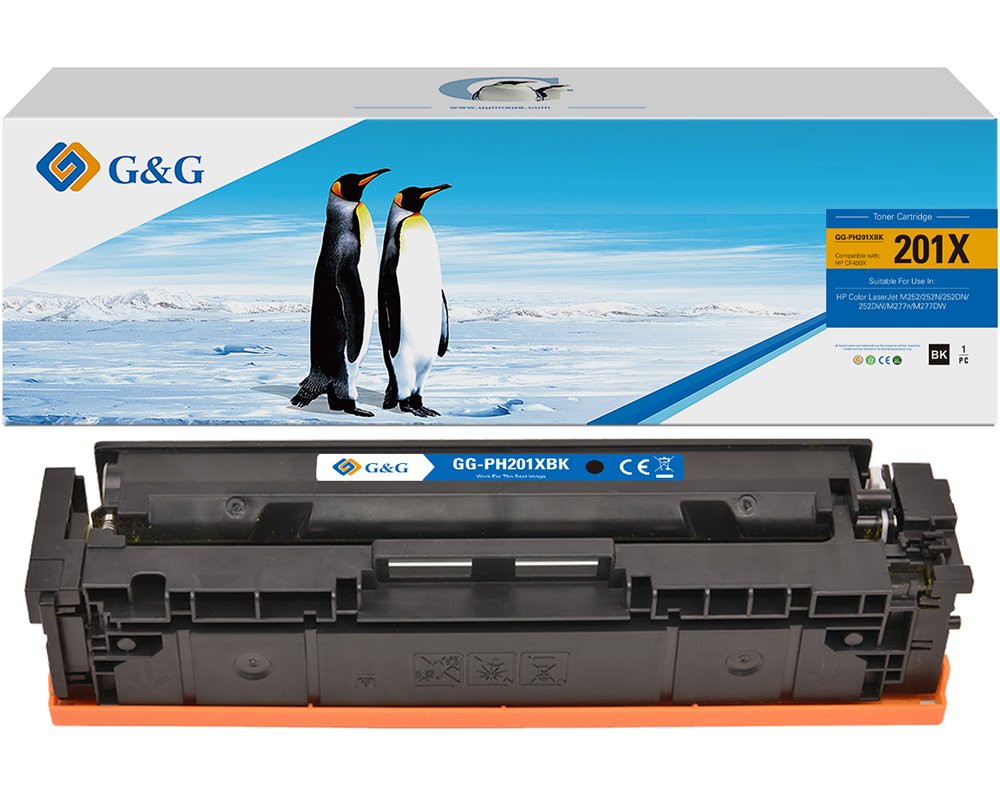 G&G XL-Toner ersetzt HP 201X/ CF400X Schwarz