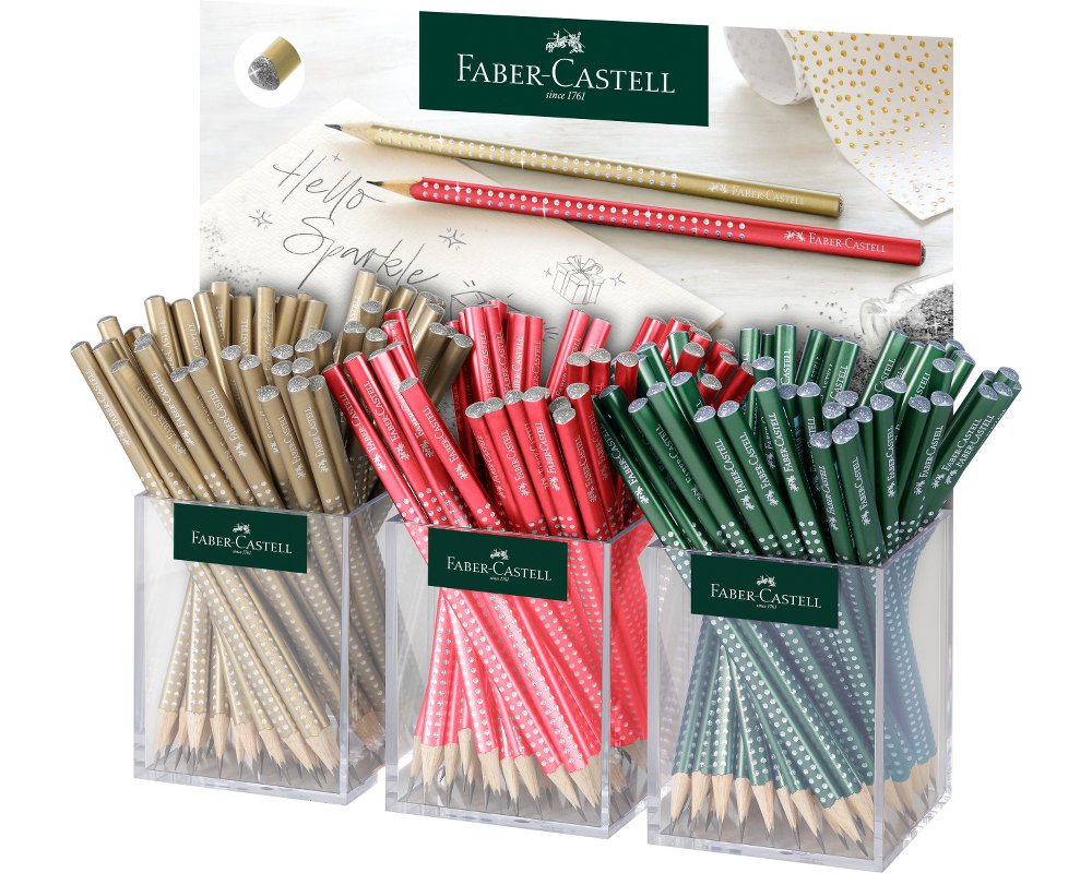Faber-Castell Bleistift SPARKLE candy cane red