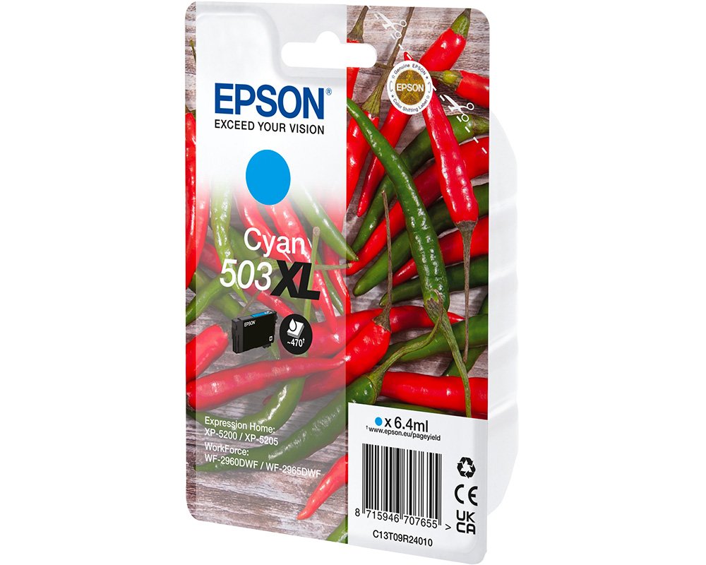 EPSON 503XL Chilischoten Original-Druckerpatrone [modell] 6,4 ml cyan