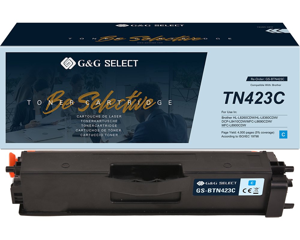 Kompatibel mit Brother TN-423C Premium-Toner [modell] Cyan - Marke: G&G Select