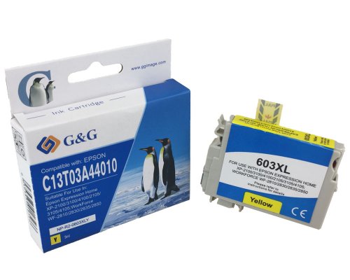 G&G XL-Druckerpatrone kompatibel zu Epson 603XL Gelb