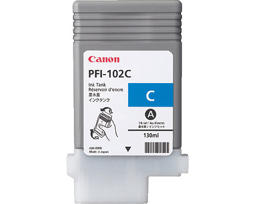 Canon PFI-102C Original-Druckerpatrone jetzt kaufen 0896B001 (130ml Cyan)